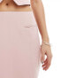 Kaiia tailored pocket detail mini skirt co-ord in baby pink