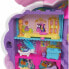 Playset Polly Pocket Coffret Salon De Coiffure Licorne Arc-En-Ciel