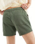 ASOS DESIGN 2 pack slim chino shorts in khaki and stone save