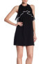 alice + olivia Gwenie Halter Dress Women's Sz. XS (Black) 152238