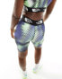 The North Face Training Aracar high waist legging shorts in green dot print Exclusive at ASOS