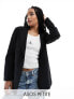 ASOS DESIGN Petite single breasted blazer in black