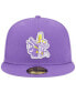 Men's Purple New Hampshire Fisher Cats Theme Nights New Hampshire Primaries Uncle Sam 59FIFTY Fitted Hat