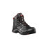 Haix Sicherheitsstiefel BE Safety 54 Mid Größe 10 (45) schwarz/rot S3 HRO HI CI WR SRC ESD EN ISO 20345 Leder