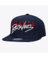 Men's Navy Atlanta Braves Team Tagged Snapback Hat