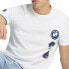 Puma Bmw Mms Garage Graphic Crew Neck Short Sleeve T-Shirt Mens Grey Casual Tops