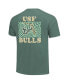 Women's Green South Florida Bulls Comfort Colors Checkered Mascot T-Shirt