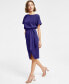 Blouson Wrap Dress