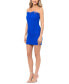 Women's Ruched Ruffled-Neck Sheath Dress