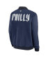 Men's Navy Philadelphia Phillies 2024 City Connect Authentic Collection Game Time Full-Zip Bomber Jacket