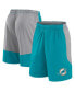 Men's Aqua Miami Dolphins Big Tall Team Logo Shorts