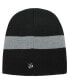 Big Boys Black, Gray Team USA Latitude 2.0 Stripe Knit Beanie