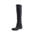 A.S.98 Tye 516338-201 Womens Black Leather Zipper Knee High Boots 6