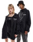 AllSaints Underground unisex lightweight jacket with water resistant finish in black