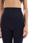 ASOS 4505 Icon seamless rib gym legging in navy