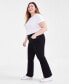 Plus Size Mid Rise Curvy Bootcut Jeans, Created for Macy's