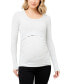 Maternity Organic Cotton Lift Up Nursing Top