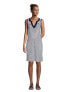 Пляжная одежда для женщин Lands End Womens Cotton Jersey Sleeveless Swim Cover-up Dress