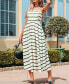 Women's Striped Cami Maxi Beach Dress