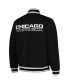 Men's Black Chicago White Sox Secret Weapon Satin Full-Snap Jacket