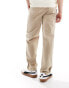 ONLY & SONS loose fit worker trouser in stone