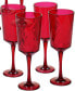 Ruby Diamond Acrylic Set of 8 All-Purpose Goblets