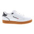 Reebok Club C Bulc Mens White Leather Lace Up Lifestyle Sneakers Shoes