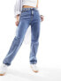 Tommy Jeans Julie high rise straight leg jeans in mid wash