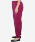 Plus Size Wine Country Classic Faux Suede Slant Pocket Short Length Pant