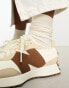 New Balance 327 trainers in off white & brown