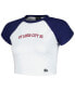 Women's White St. Louis City SC Homerun Cropped Raglan T-Shirt