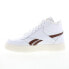 Reebok Court Advance Bold High Womens White Lifestyle Sneakers Shoes