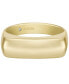 Heritage D-Link Glitz Gold-Tone Stainless Steel Signet Ring