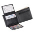 Men's Bifold Wallet with Zippered Coin Slot