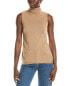 Forte Cashmere Sleeveless Turtleneck Cashmere Sweater Women's