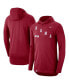 Men's Crimson Alabama Crimson Tide Team Performance Long Sleeve Hoodie T-shirt