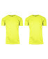 Men's Short Sleeve Moisture-Wicking Quick Dry Performance Crew Neck Tee -2 Pack