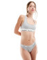 Calvin Klein modern logo low rise bikini brief in grey