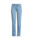 Petite Recover Mid Rise Boyfriend Blue Jeans