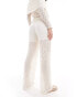 Pieces lace trouser co-ord in cream