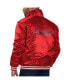 Levi’s x Starter Men's Red St. Louis Cardinals Silver Tab Satin Full-Snap Trucker Jacket