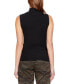 Essential Sleeveless Mock-Neck Sweater