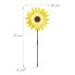 2er Set Windrad Sonnenblume