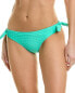 Shoshanna Bow Bikini Bottom Women's Green Xs