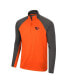 Men's Orange, Charcoal Oregon State Beavers Two Yutes Raglan Quarter-Zip Windshirt