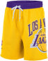 Men's Los Angeles Lakers 75th Anniversary Courtside Fleece Shorts