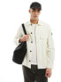 Calvin Klein cotton nylon overshirt in white