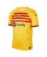 Big Boys Yellow Barcelona 2022/23 Fourth Breathe Stadium Replica Jersey