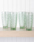 Chauncey Hobnail Handmade Glass Tumbler, Set of 4