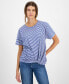 Women's Striped Twist-Hem T-Shirt